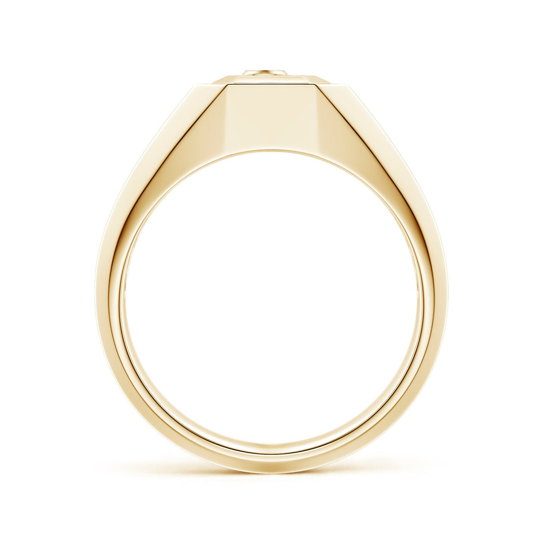 Men's Capital 'A' to 'Z' Alphabet Signet Ring